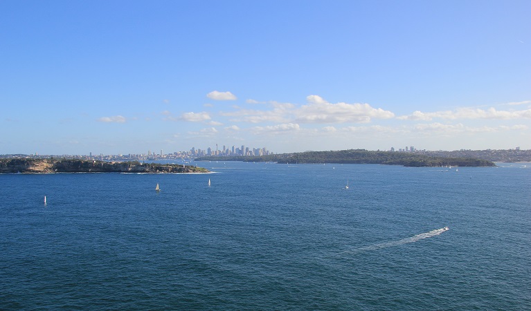 Sydney City skyline view from Fairfax walk. Photo: Natasha Webb &copy; OEH and photographer