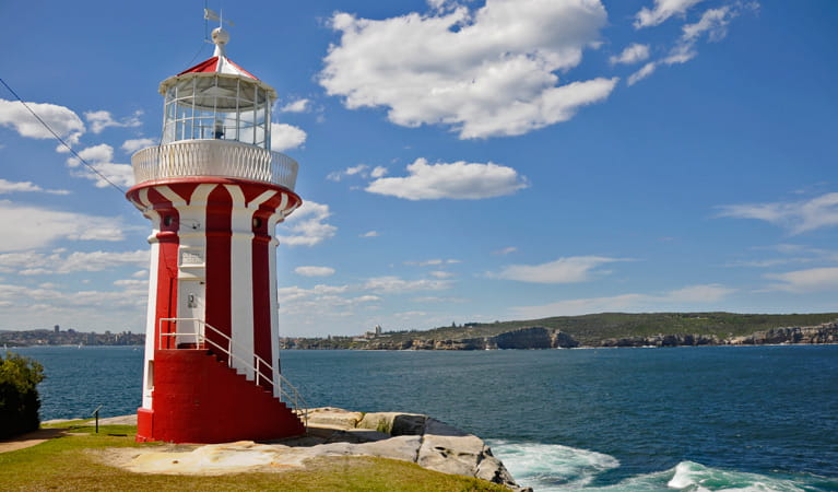 Hornby Lighthouse and harbour view. Photo: Kevin McGrath