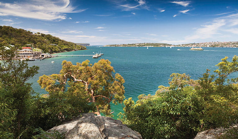 View of Sydney Harbour from Manly scenic walkway in Sydney Harbour National Park. Photo: David Finnegan &copy; OEH