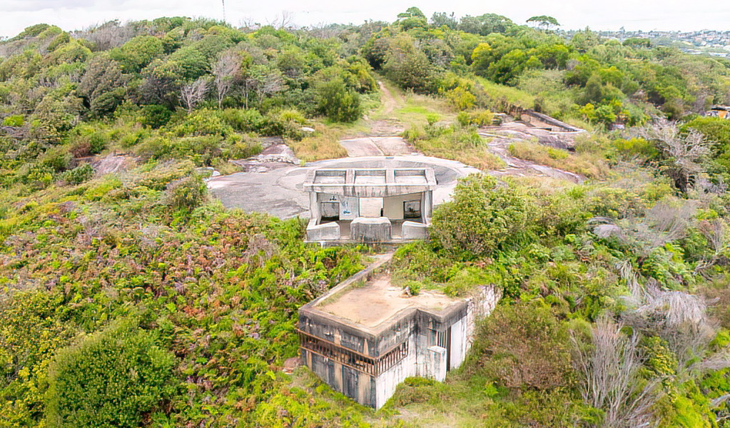 Remains of military fortifications, Middle Head, Sydney Harbour National Park. Photo: Andrew Elliot, &copy; DCCEEW