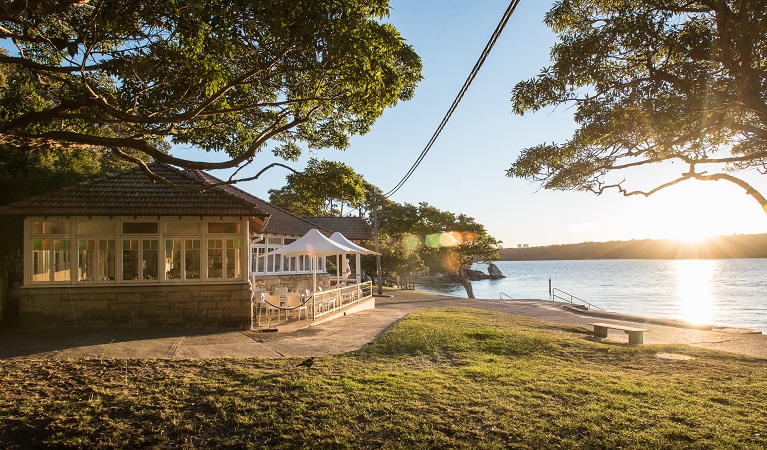 View towards the restaurant from Nielsen Park. Photo: Kimberley Low