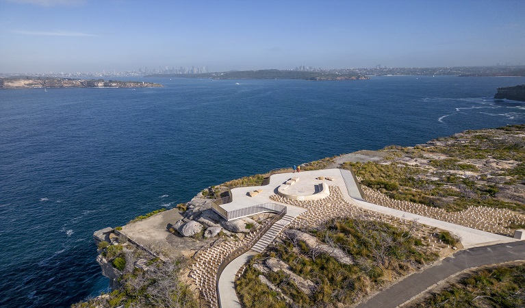 Burragula lookout, city view out to North Head. Photo: John Spencer &copy; DCCEEW