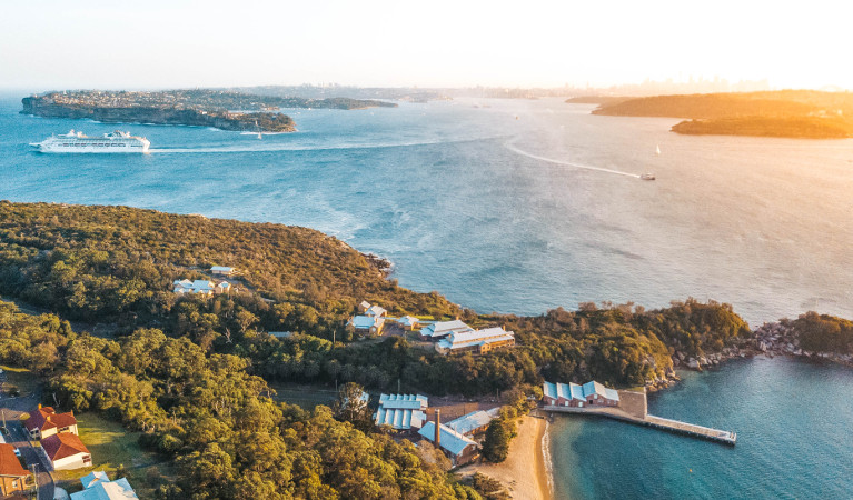 Aerial view of Q Station in Sydney Harbour National Park. Photo: Q Station