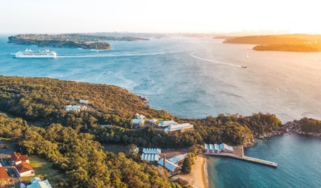 Aerial view of Q Station in Sydney Harbour National Park. Photo: Q Station