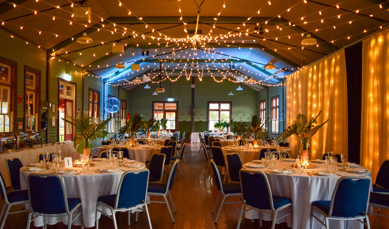 Function room at Q Station decorated for an event. Photo: Q Station