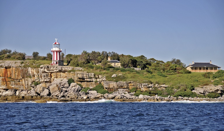 Hornby Lighthouse and the ocean cliffs of South Head. Photo: Kevin McGrath/OEH