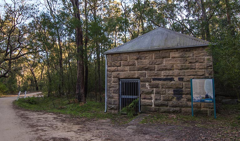 Heritage Pump Station building, Thirlmere Lakes National Park. Photo: John Spencer