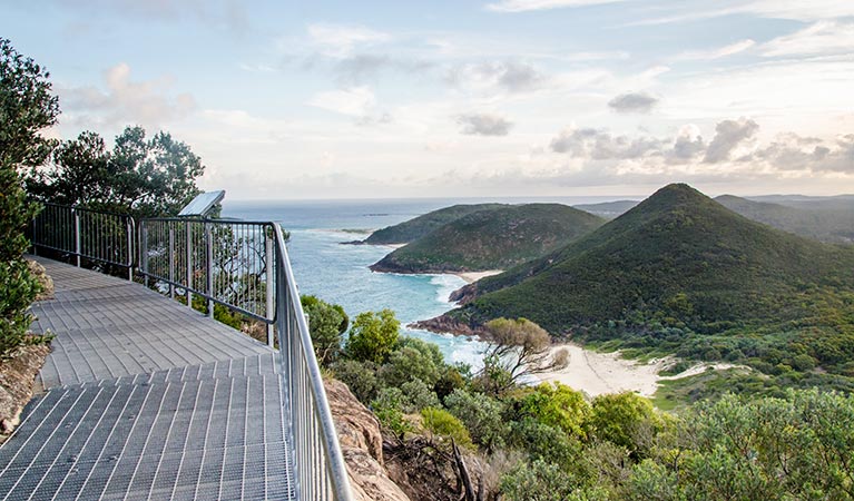 Coastal view from Tomaree Head summit walk. Photo: John Spencer &copy; OEH