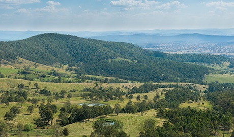 Tooloom lookout, Tooloom Nature reserve. Photo: John Spencer &copy; OEH