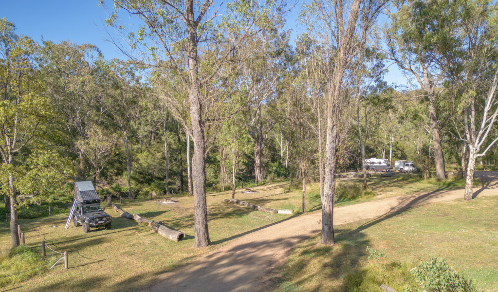 Campsites at Washpools campground. Credit: John Spencer &copy; DPE