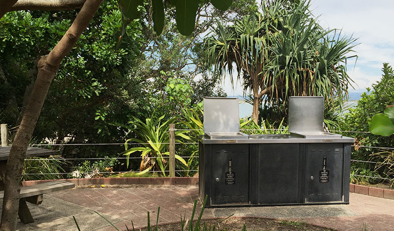 Barbecue facilities at Palm Valley. Photo: OEH/N.Webb