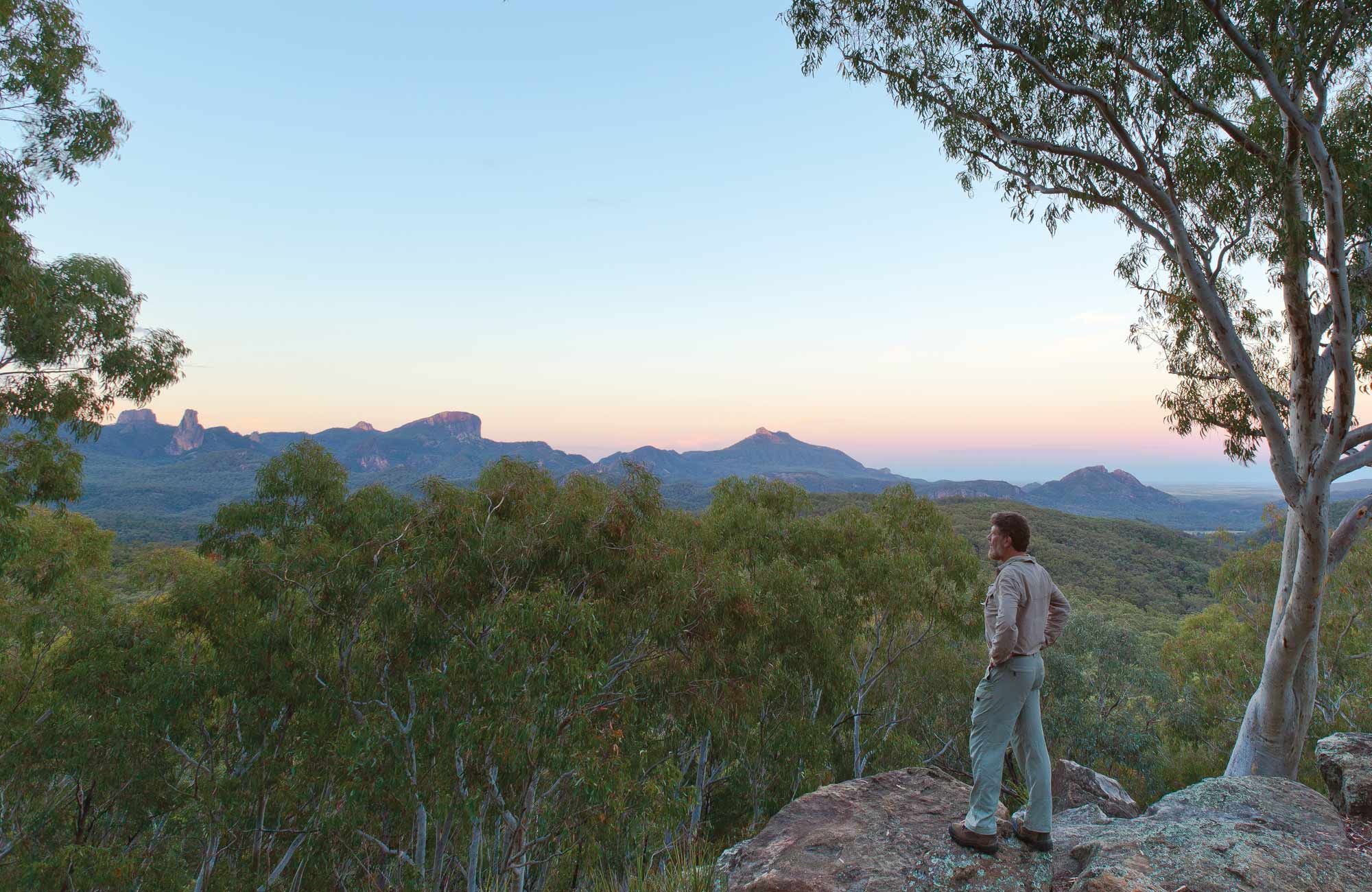 Whitegum Lookout, Warrumbungle National Park. Photo: Rob Cleary
