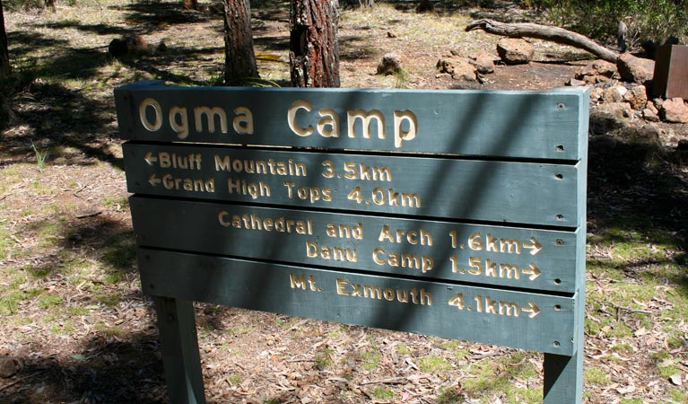 Ogma campground, Warrumbungle National Park. Photo:Dina Bullivant/NSW Government