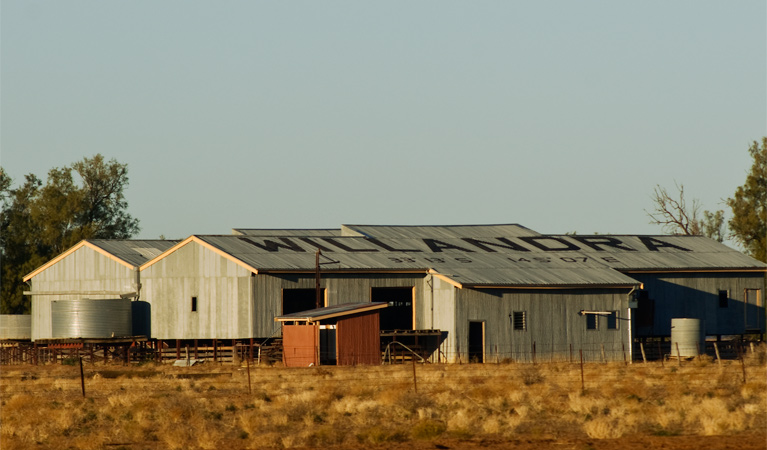 Willandra shearing precinct. Photo: Boris Hlavica &copy; OEH