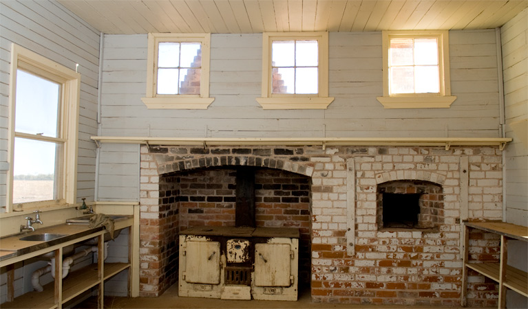 Willandra shearing precinct, Willandra National Park. Photo: Boris Hlavica &copy; OEH