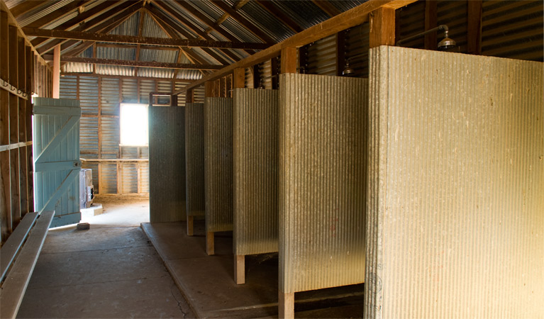 Willandra shearing precinct, Willandra National Park. Photo: Boris Hlavica &copy; OEH