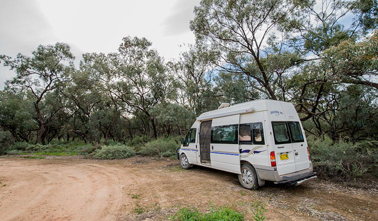 Willandra campground, Willandra National Park. Photo: John Spencer/NSW Government