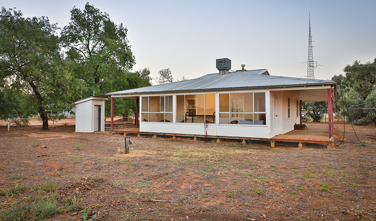 Willandra Cottage exterior, Willandra National Park. Photo: Vision House Photography/DPIE