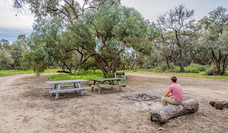 Willandra group campground, Willandra National Park. Photo: John Spencer/NSW Government