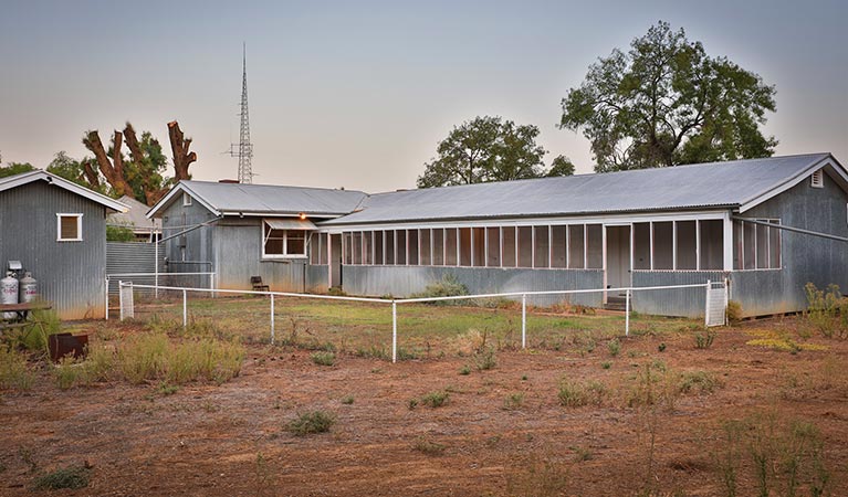 The exterior of Willandra Men's Quarters, Willandra National Park. Photo: Vision House Photography/DPIE