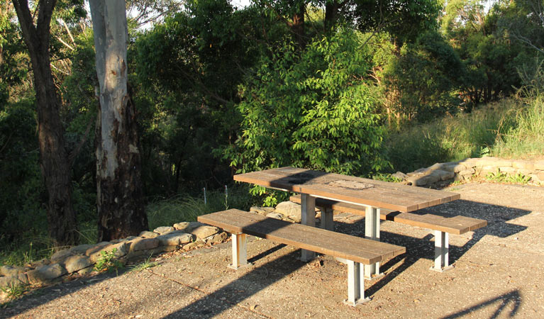 Turkey's Nest picnic area benches, William Howe Regional Park. Photo: John Yurasek &copy; OEH