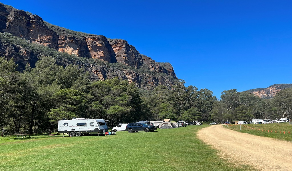 Coorongooba campground. Credit: Adam Bryce &copy; DPE