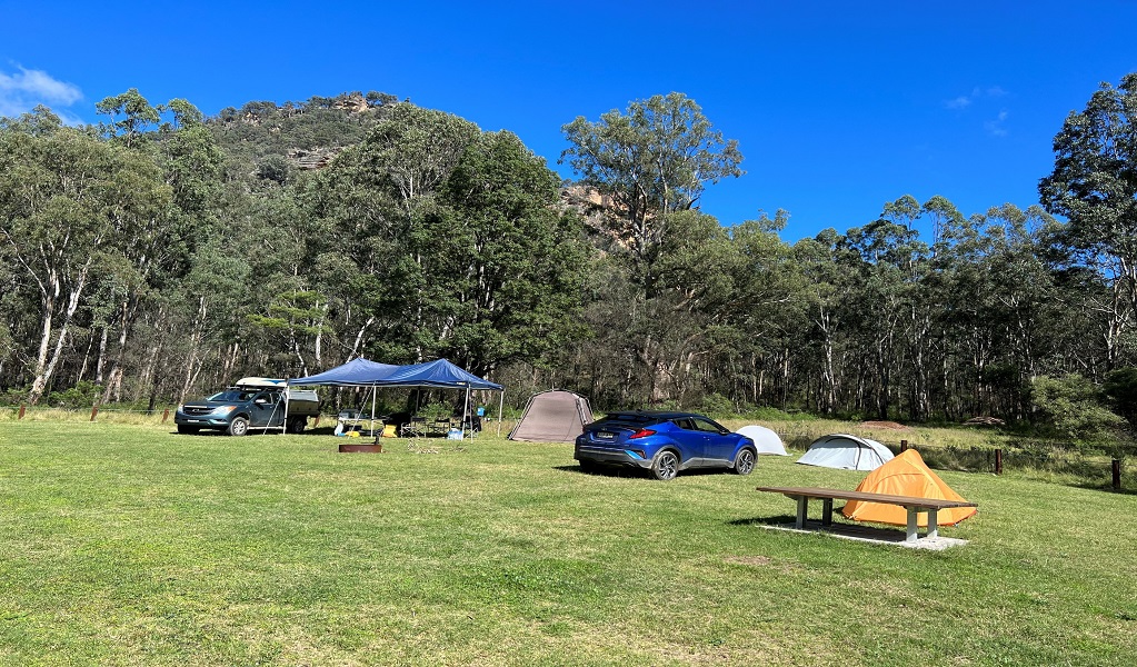 Coorongooba campground. Credit: Adam Bryce &copy; DPE