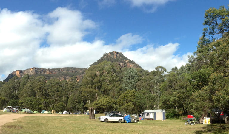 Newnes campground, Wollemi National Park. Photo: Elinor Sheargold/OEH