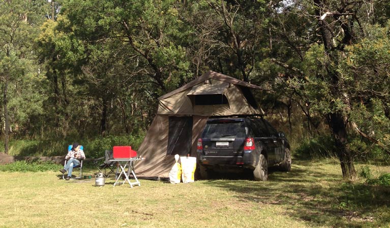 Newnes campground, Wollemi National Park. Photo: Elinor Sheargold/OEH