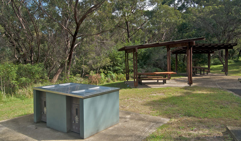 Girawheen picnic area barbecues, Wolli Creek Regional Park. Photo: John Spencer