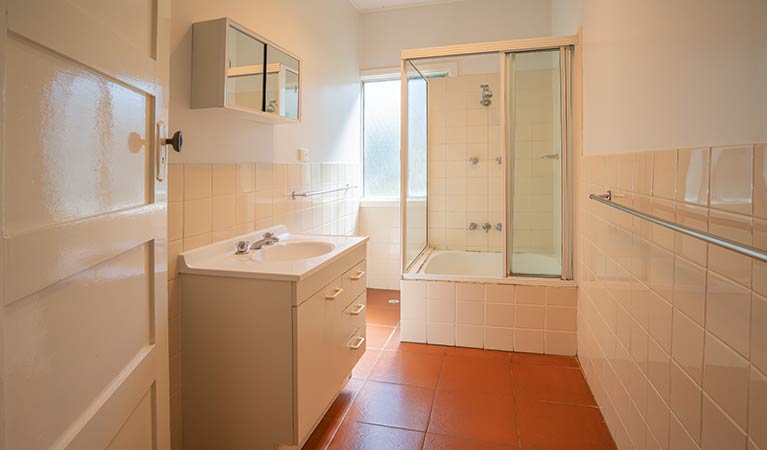Bathroom for Post Office Cottage. Photo: OEH/John Spencer