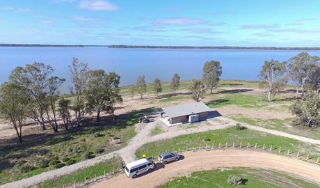 Regatta Beach picnic area, Yanga National Park. Photo: Courtesy of Outback Geo Adventures