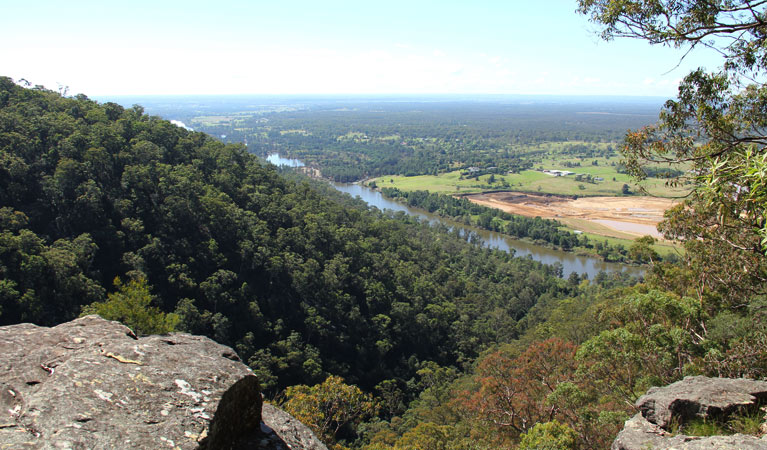 View from Yellow Rock lookout, Yellomundee Regional Park. Photo: John Yurasek/OEH