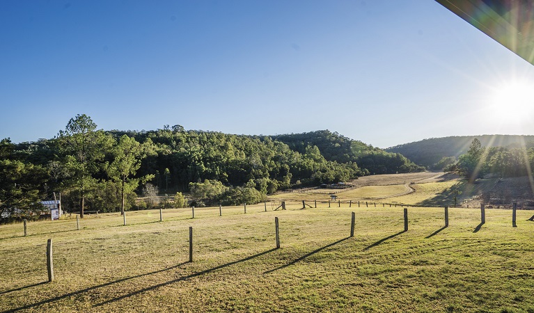 The view from Big Yango House, Yengo National Park. Photo: Simone Cottrell/OEH