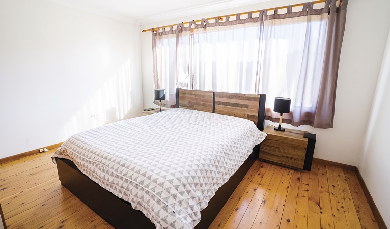 Big Yango House bedroom, Yengo National Park. Photo: Simone Cottrell/OEH