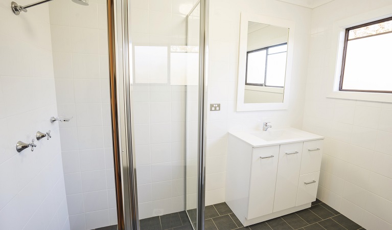 The bathroom at Big Yango House, Yengo National Park. Photo: Simone Cottrell/OEH