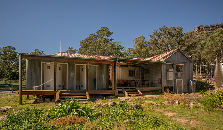 The shared facilities block at Yerranderie Private Town in Yerranderie Regional Park. Photo: John Spencer/OEH