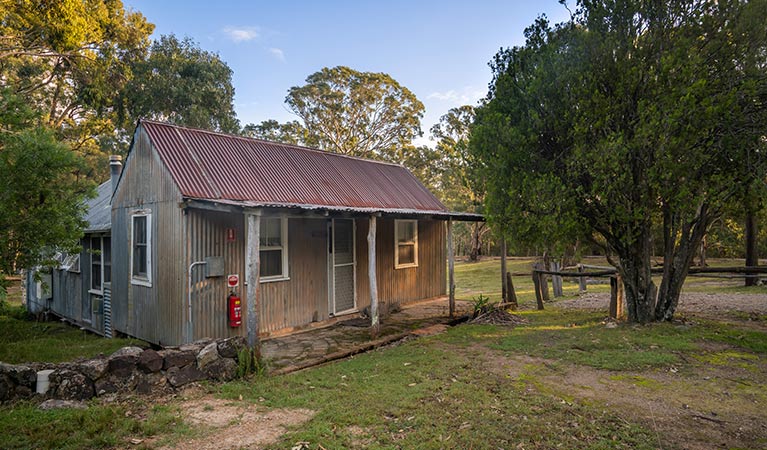 Slippery Norris Cottage in Yerranderie Private Town, Yerranderie Regional Park. Photo: John Spencer/OEH