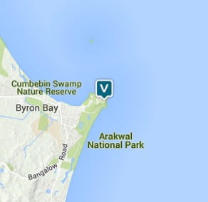 Map of Cape Byron Lighthouse precinct, Cape Byron State Conservation Area. Image: OEH