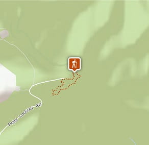 Map of Eagles Nest walking track, New England National Park. Image: OEH