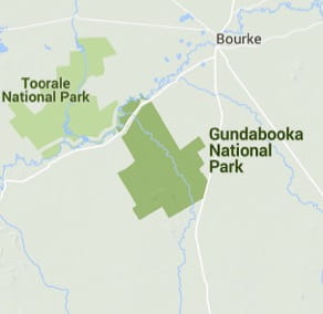 Map of Gundabooka National Park