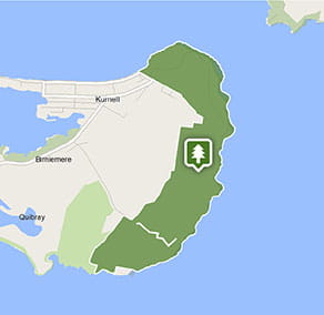 Map of the Kurnell area in Kamay Botany Bay National Park. Image: OEH