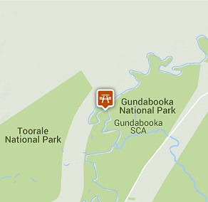 Map of Many Big Rocks picnic area (Karnu Yalpa), Toorale National Park. Image: OEH