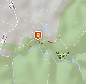 Map of Minerva Pool walking track, Dharawal National Park. Image: OEH