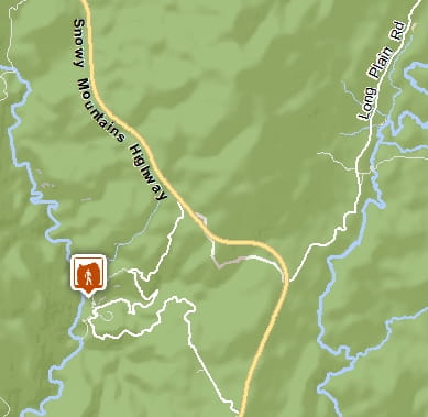 Map of North Glory cave in the Yarrangobilly area of Kosciuszko National Park