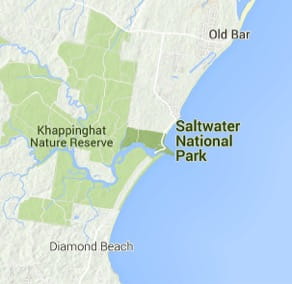 Map of Saltwater National Park