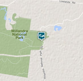 Map of Willandra Mens Quarters in Willandra National Park