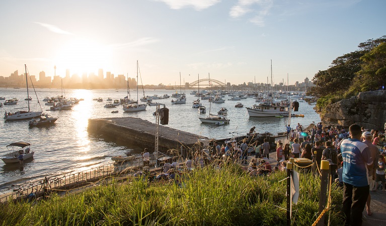 New Year's Eve at Bradleys Head. Photo: Kelly Hume