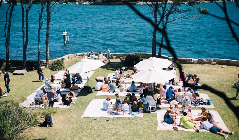 Picnic on Clark Island. Photo: Phu