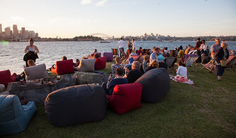 Clark Island National Parks NYE party. Photography by Edwina Pickles.